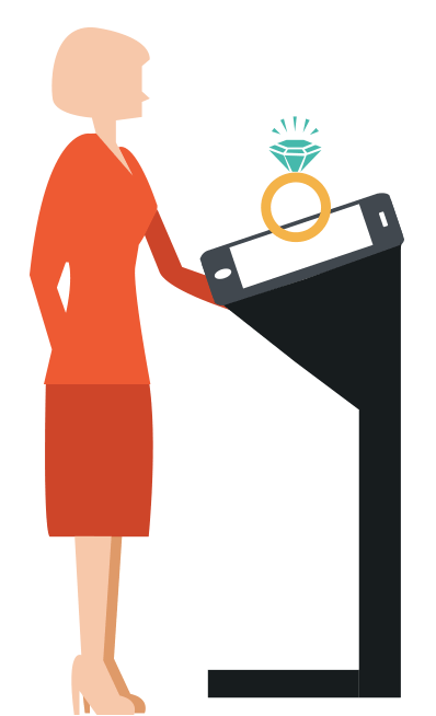 women-with-stand-red